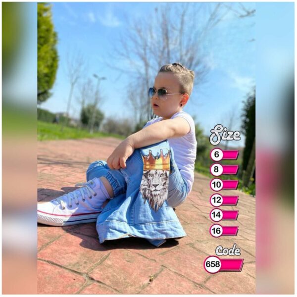⁦موديل أسد اولادي كود 658 أزرق⁩ - الصورة ⁦2⁩