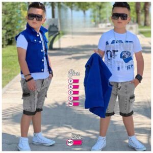موديل كاب اولادي كود 545 أزرق
